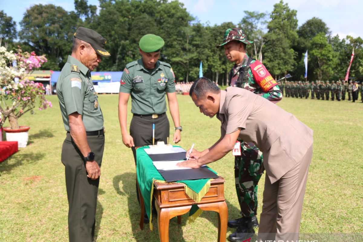 Bupati hadiri penutupan TMMD ke-104