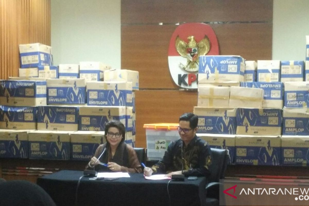 KPK amankan 84 kardus terkait "serangan fajar" pencalonan Bowo Sidik