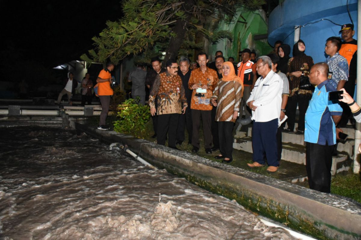 Gubernur Khofifah sidak instalasi pengolahan air limbah kulit Magetan