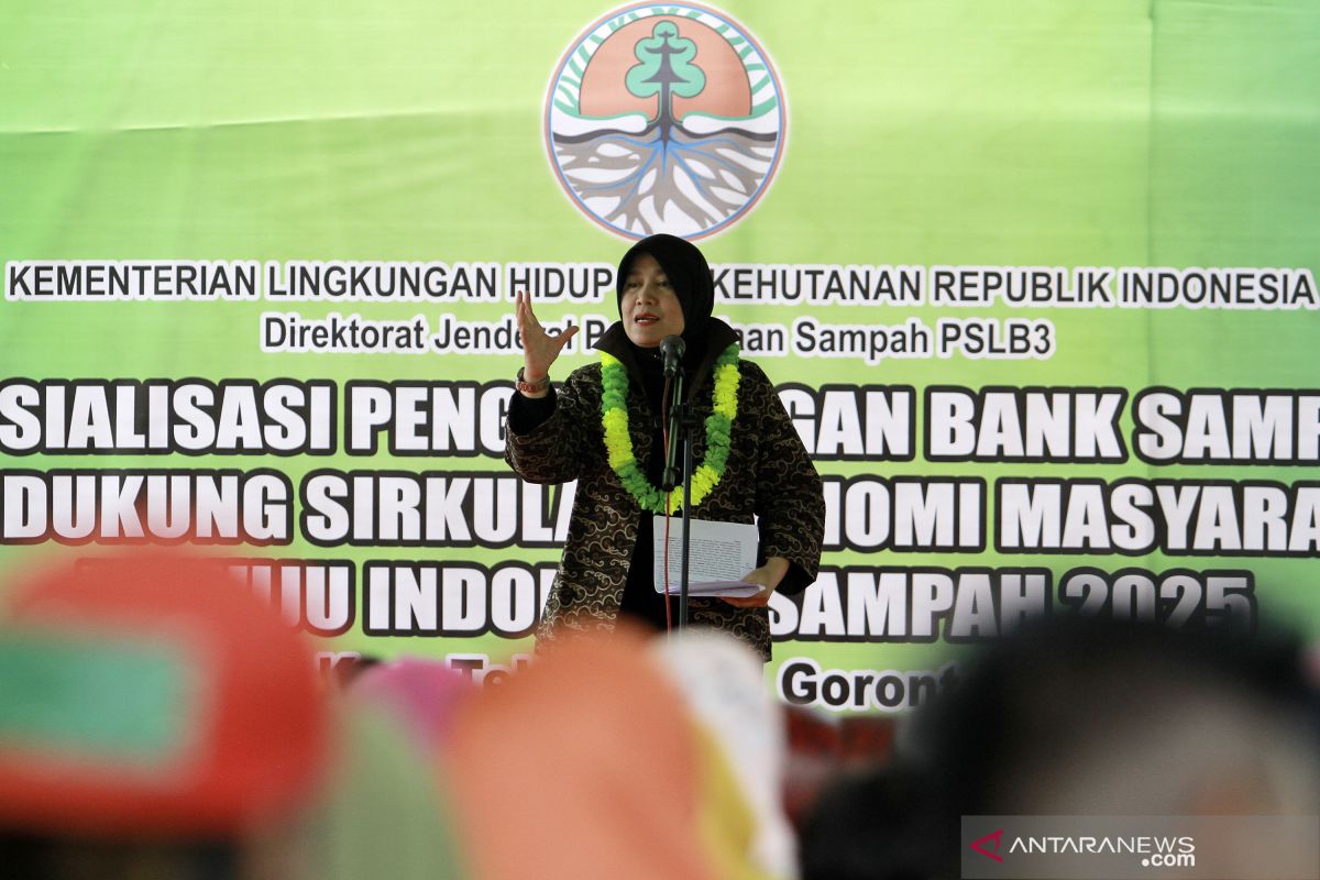 KLHK nilai Bank Sampah di Gorontalo dapat tingkatkan ekonomi warga