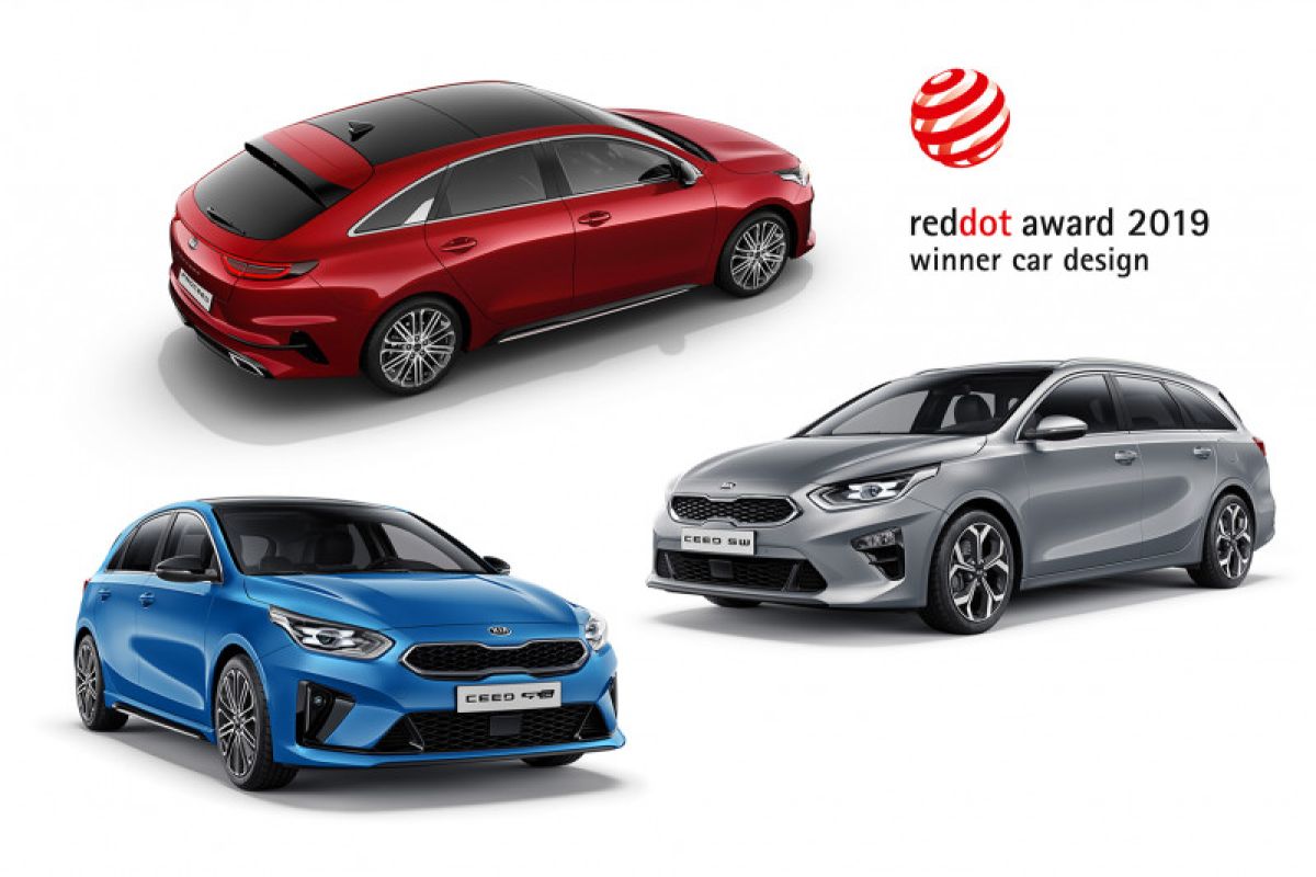 Kia Ceed sabet tiga penghargaan desain Red Dot