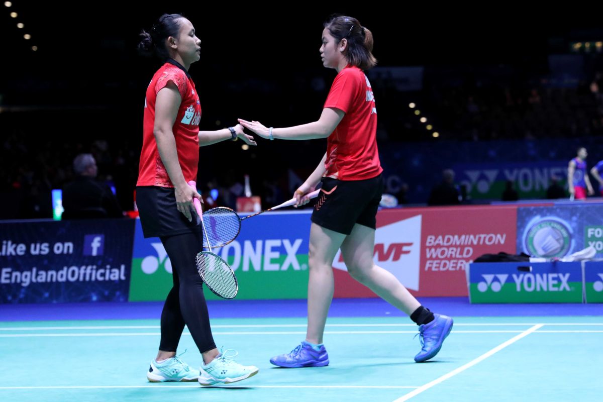 Pasangan ganda putri Indonesia Greysia Polii/Apriyani Rahayu juarai India Open 2019