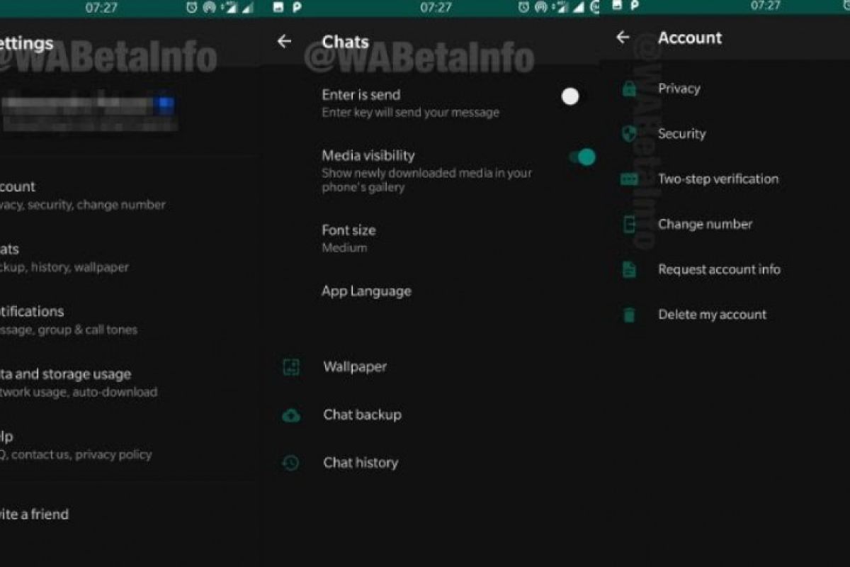 WhatsApp versi Beta hadirkan fitur Dark Mode