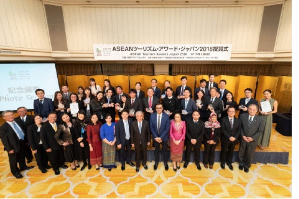 Penyedia wisata ke negara anggota ASEAN raih ASEAN Tourism Awards Japan