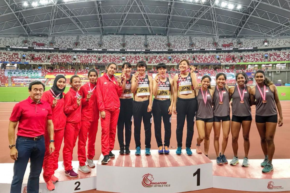 Indonesia raih dua emas pada kejuaraan atletik di Singapura