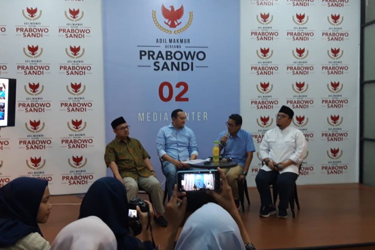 Dana kampanye Prabowo-Sandi capai Rp191,5 miliar hingga Maret