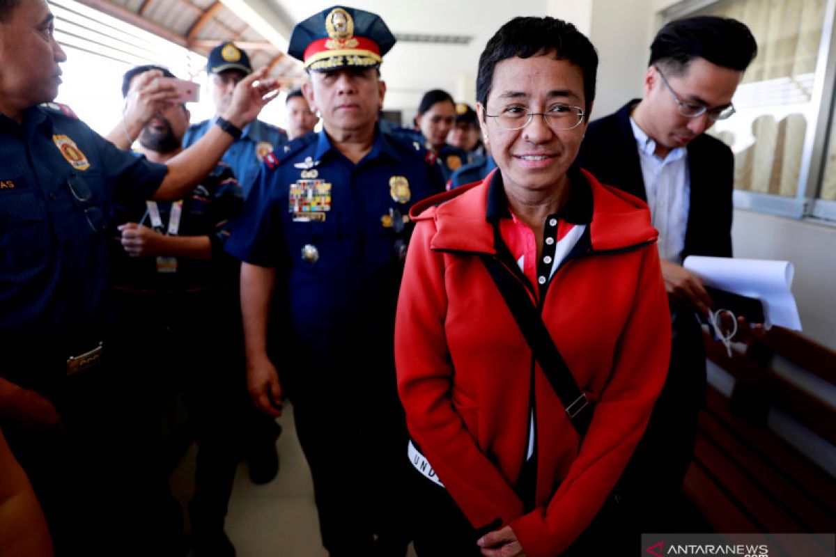 Kepala eksekutif Rappler.com Filipina Maria Ressa divonis enam tahun penjara