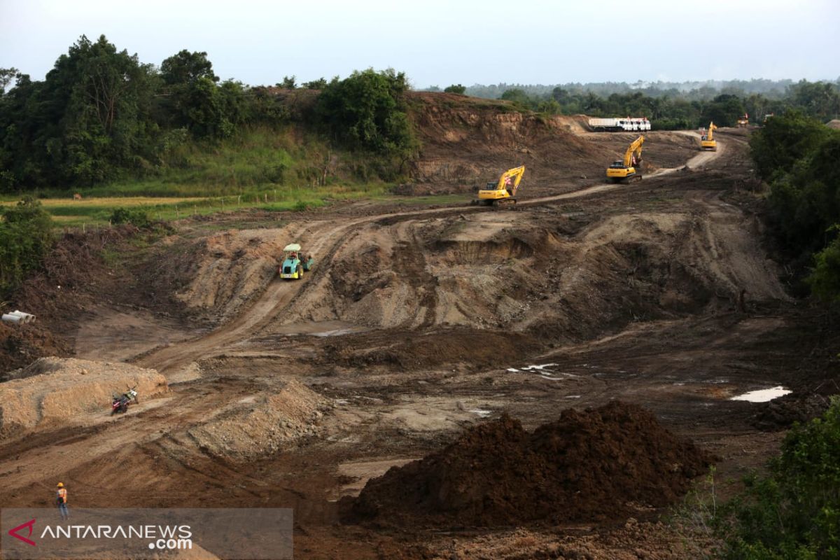Pembebasan lahan baru 27 persen untuk jalan tol Banda Aceh-Sigli