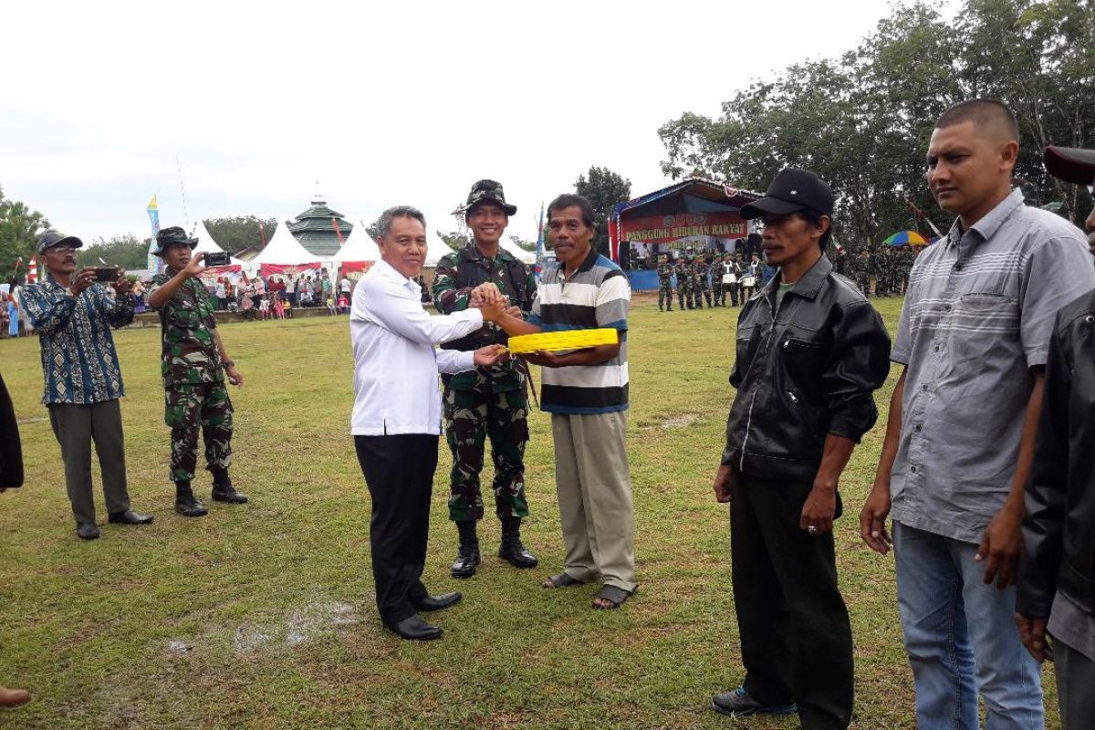 Berkat TMMD ke - 104 Slamet miliki rumah layak