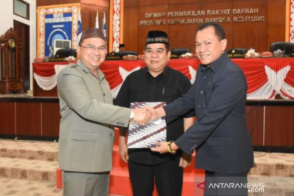 DPRD Babel sampaikan rekomendasi terkait LKPJ TA 2018