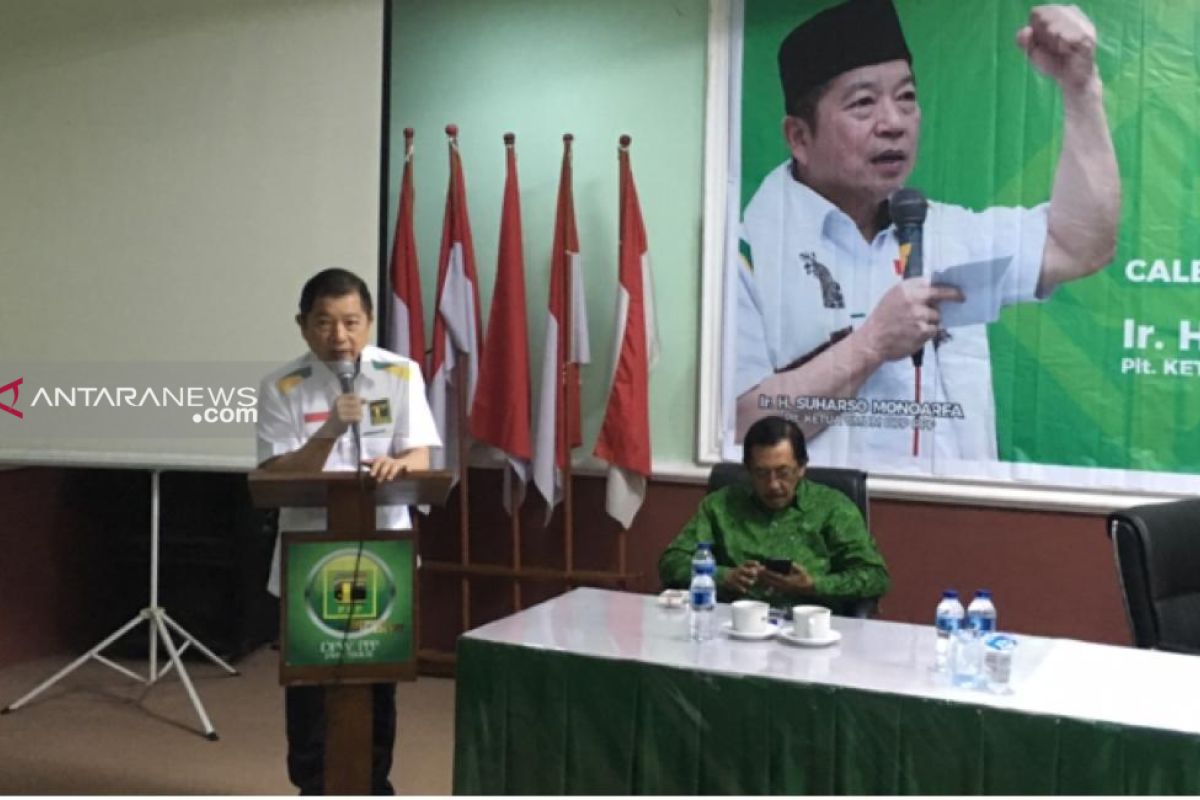 Suharso Monoarfa beri semangat pengurus DPC dan caleg PPP se-Jatim