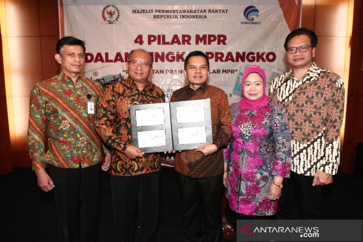 MPR luncurkan prangko Empat Pilar MPR