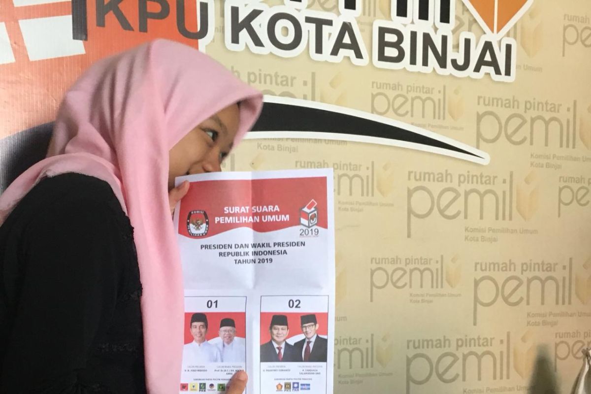 KPU Binjai temukan 498 lembar surat suara Pilpres-DPD rusak