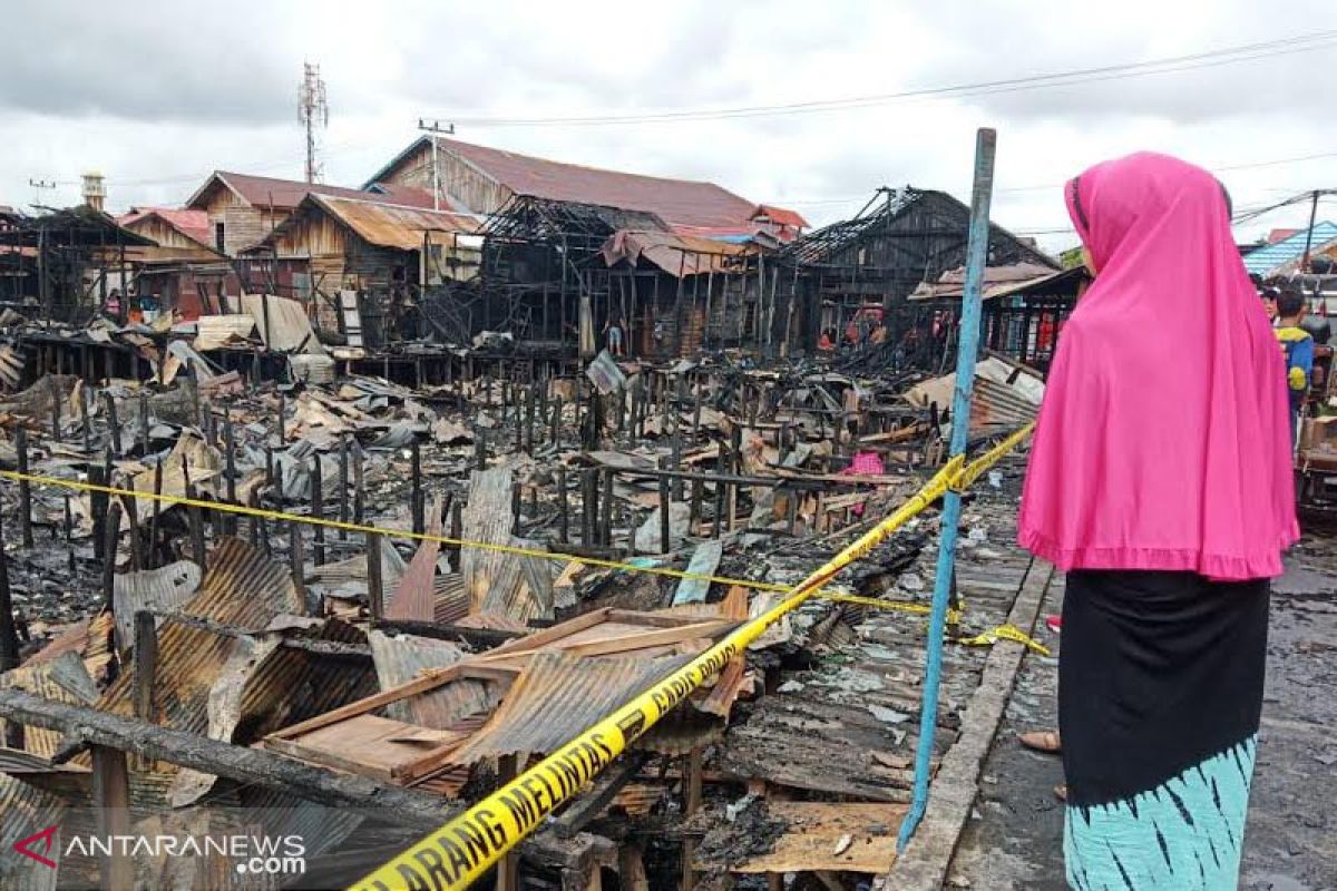 Ratusan rumah terbakar di Palangka Raya, ini yang dilakukan Polisi
