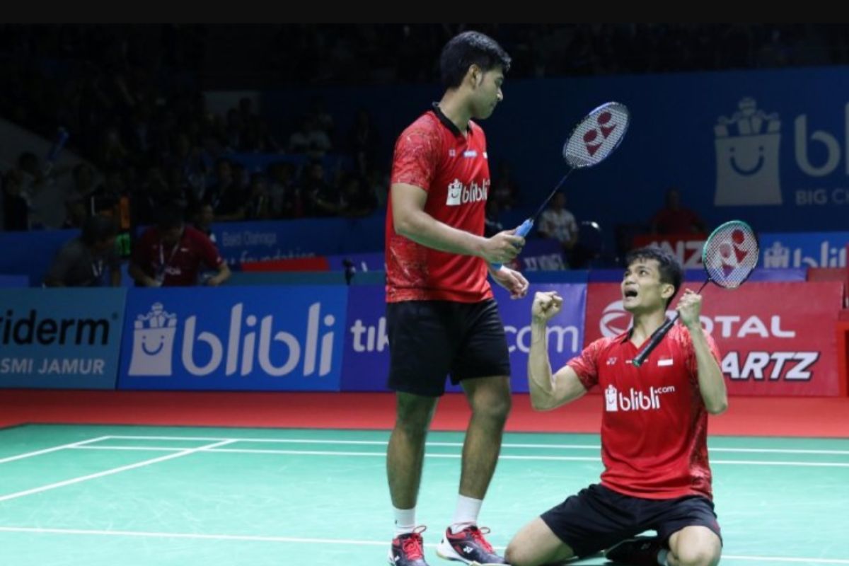 Ganda putra Ricky/Angga melaju ke babak dua Indonesia Open