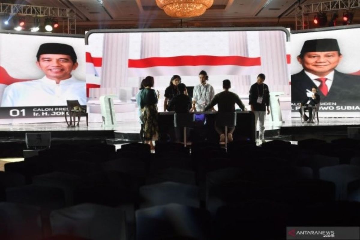 Inilah tema yang dibahas dan panelis debat capres putaran ke-4 malam ini