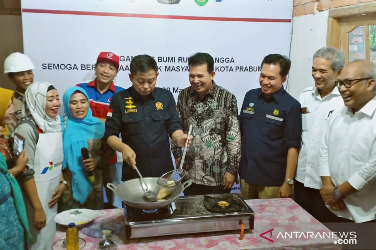 Menteri resmikan jaringan gas rumah tangga Prabumulih