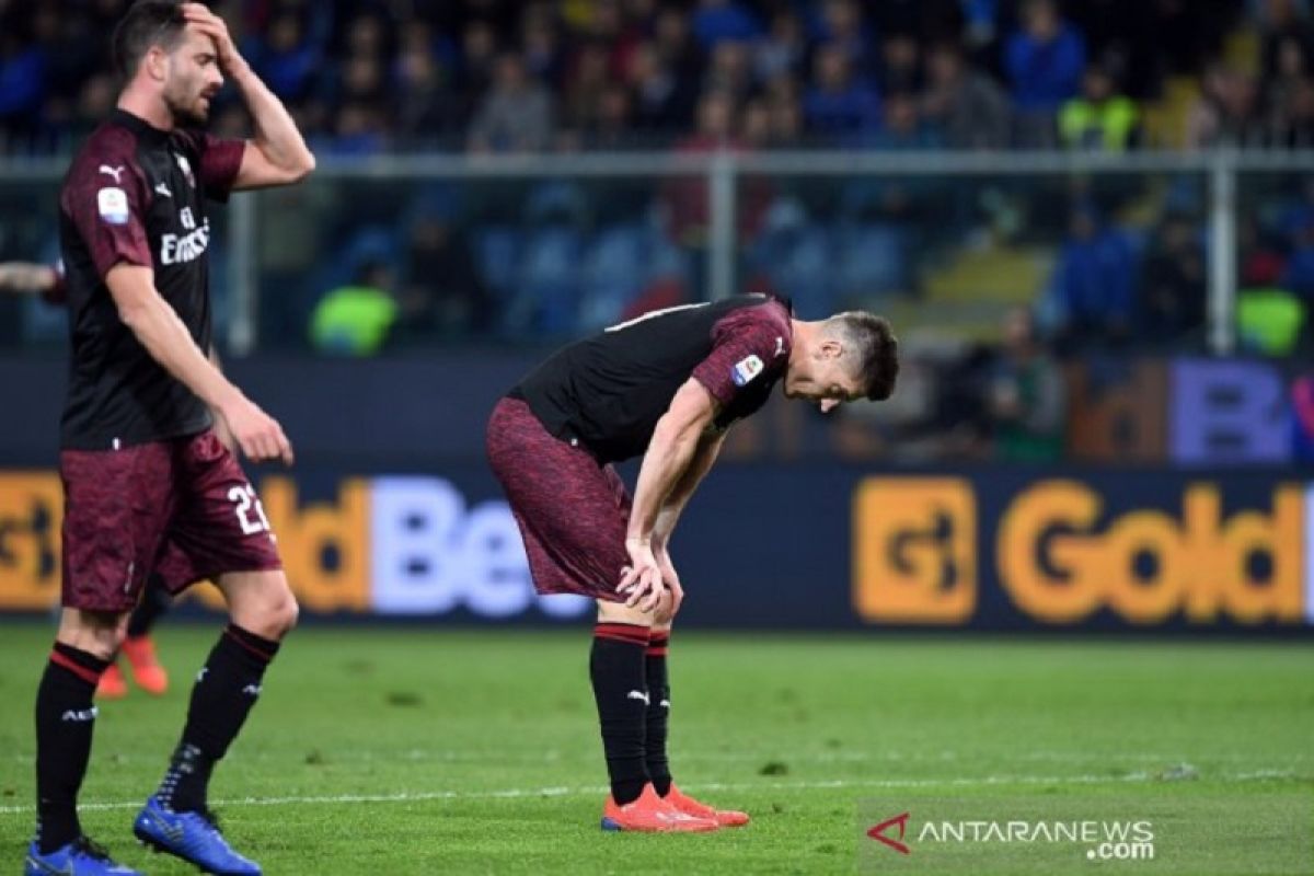 AC milan kalah 0-1 di markas Sampdoria