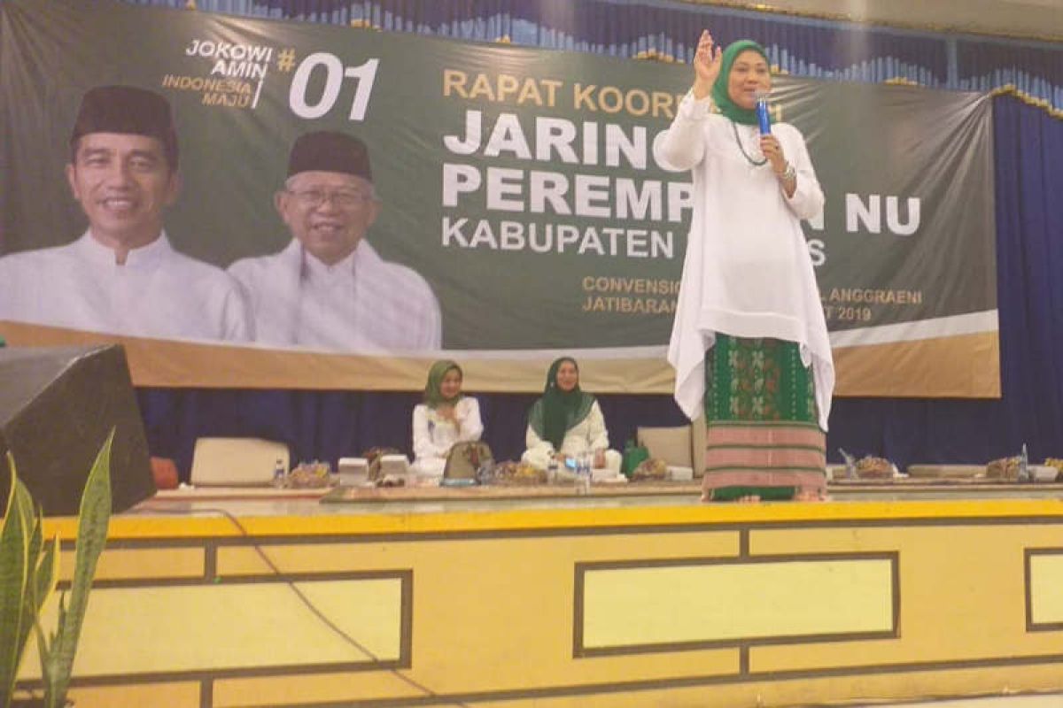 Ketum JPNU: Perempuan kunci kemenangan Jokowi-Ma'ruf