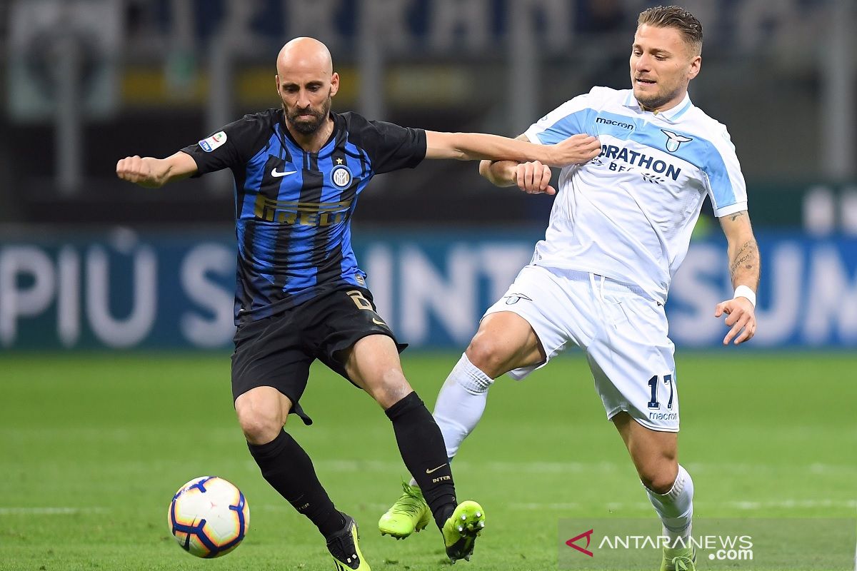 Lazio jungkalkan Inter di Giuseppe Meazza