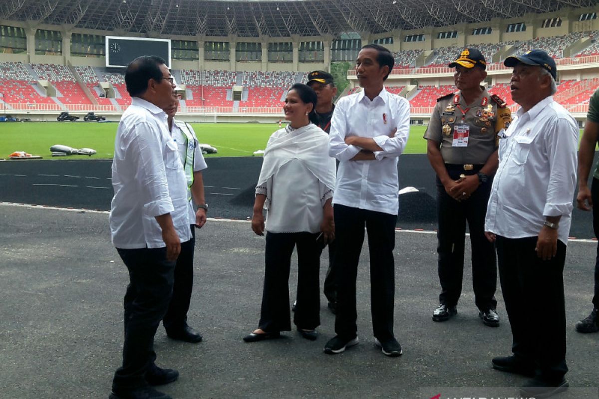 PON Papua - Presiden resmikan Gedung Istora Papua Bangkit