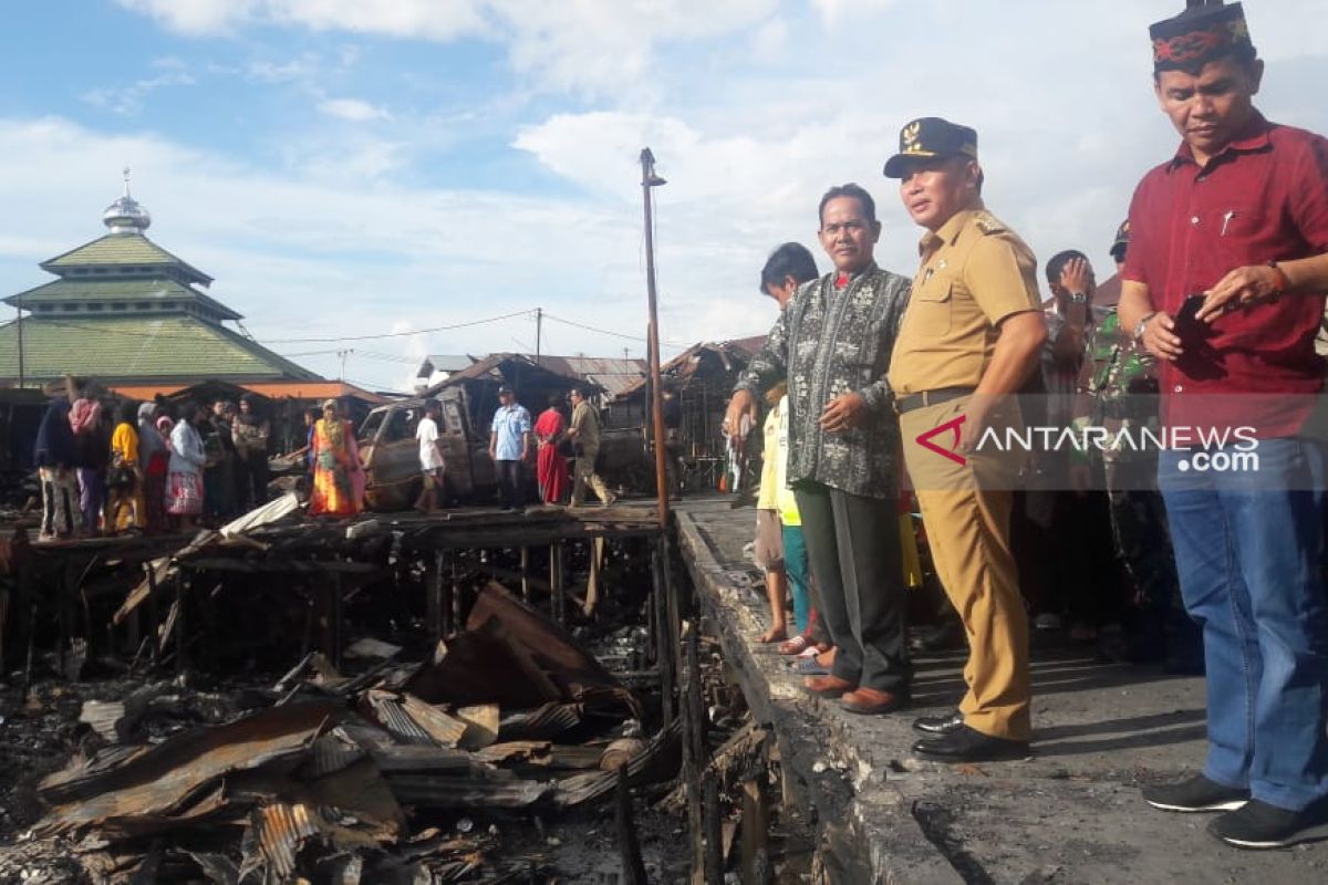 Gubernur Kalteng berencana bangun kembali rumah korban kebakaran