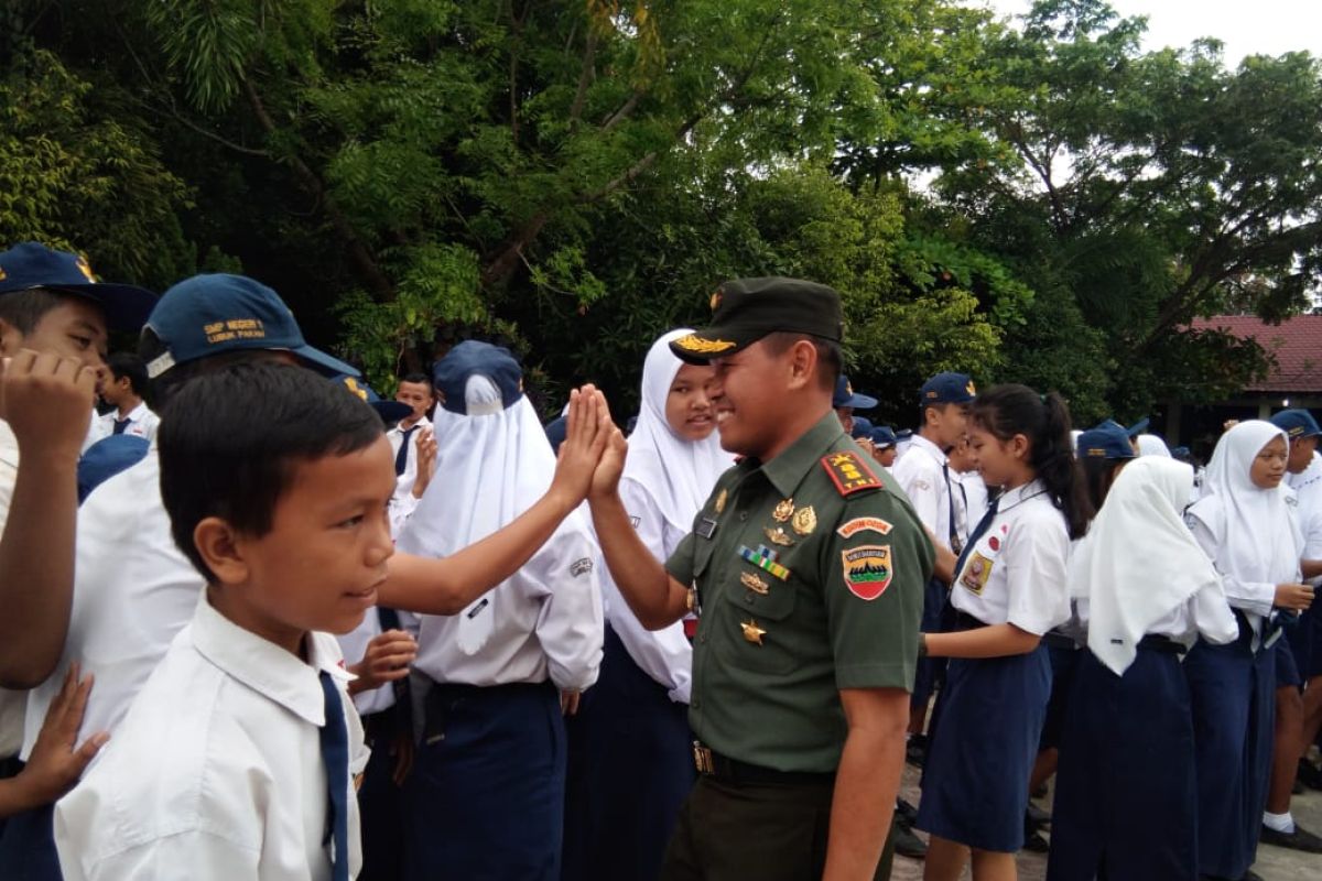 Dandim 0204/DS jadi Irup di SMPN 1 Lubuk Pakam