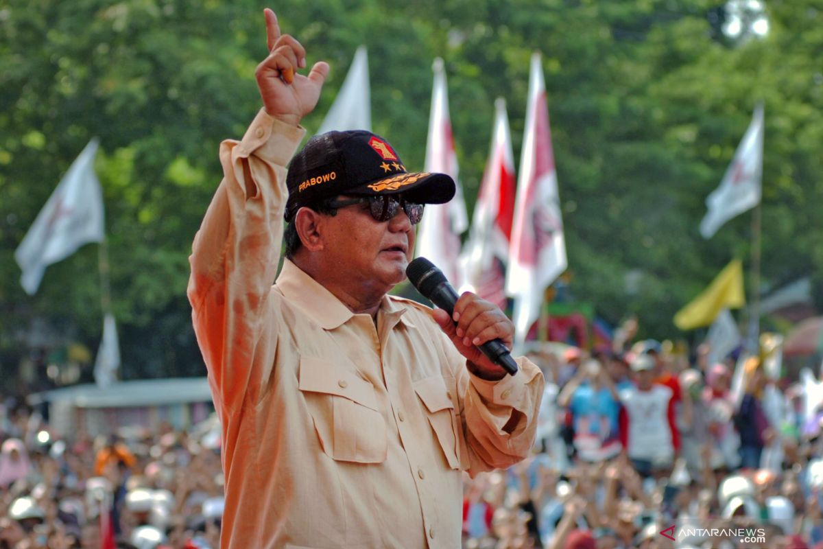 Dikabarkan sakit, Prabowo batal hadiri kampanye akbar di Pangkalpinang