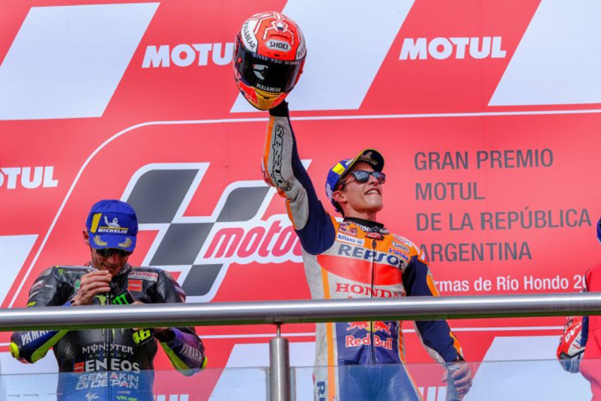 Marquez puncaki klasemen usai tampil dominan di GP Argentina
