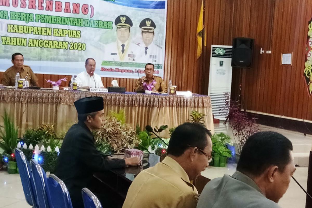 Bupati Kapuas: Musrenbang kabupaten diharapkan bangun program skala prioritas