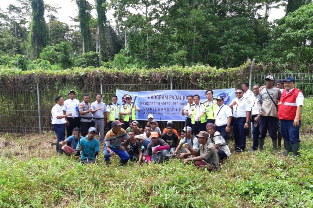 Sarmanto Canangkan Program Padat Karya Bandara Kufar