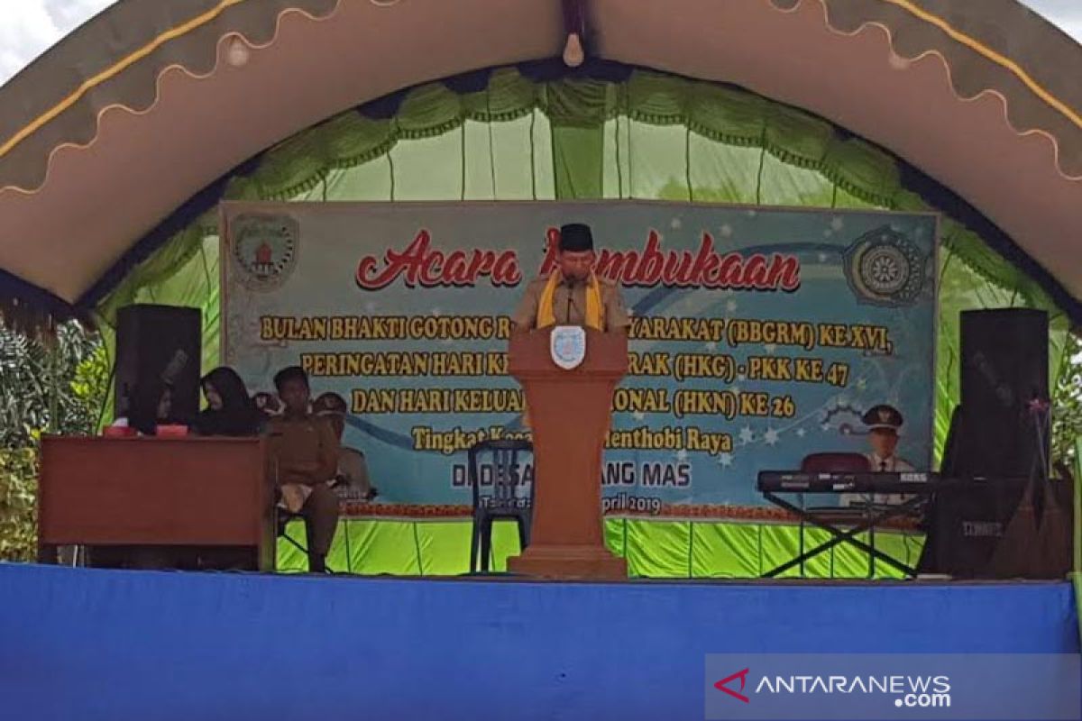 Bupati ajak masyarakat Lamandau maknai BBGRM tingkatkan gotong royong