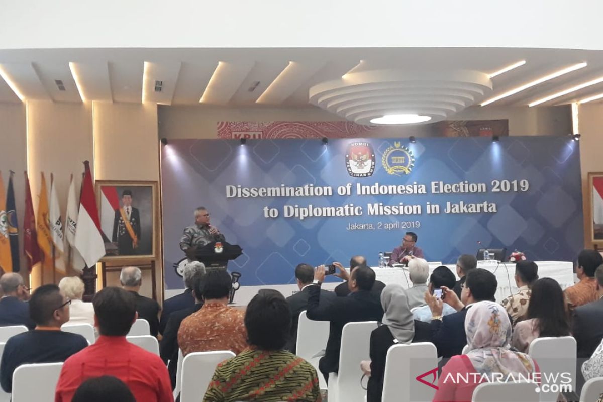 KPU jelaskan Pemilu 2019 kepada 170 duta besar