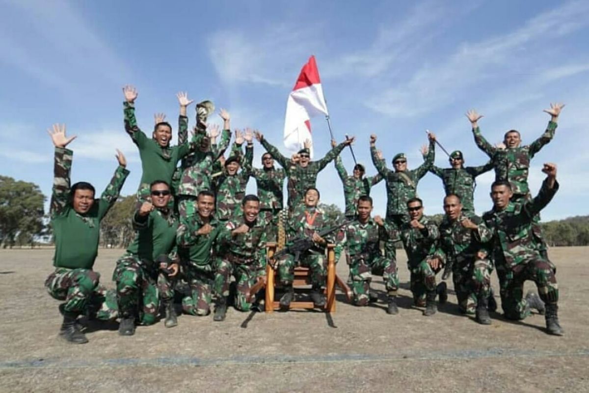 TNI-AD juara lomba tembak di Australia