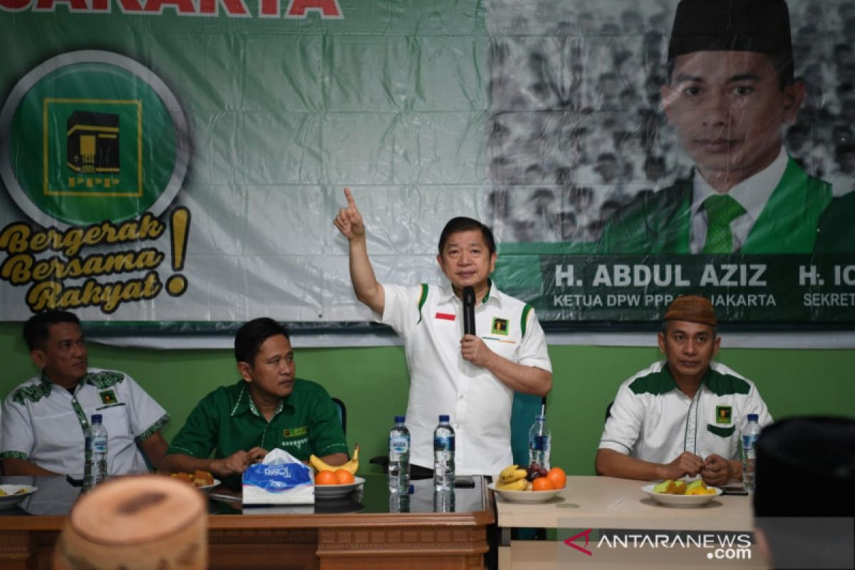 Pastikan mesin partai bekerja, Suharso kunjungi posko pemenangan PPP