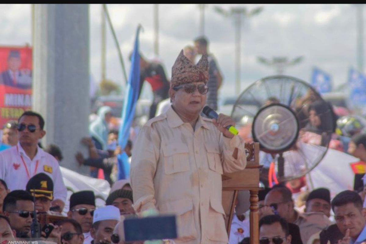 Prabowo ungkap niatnya maju sebagai capres untuk selamatkan kekayaan negara