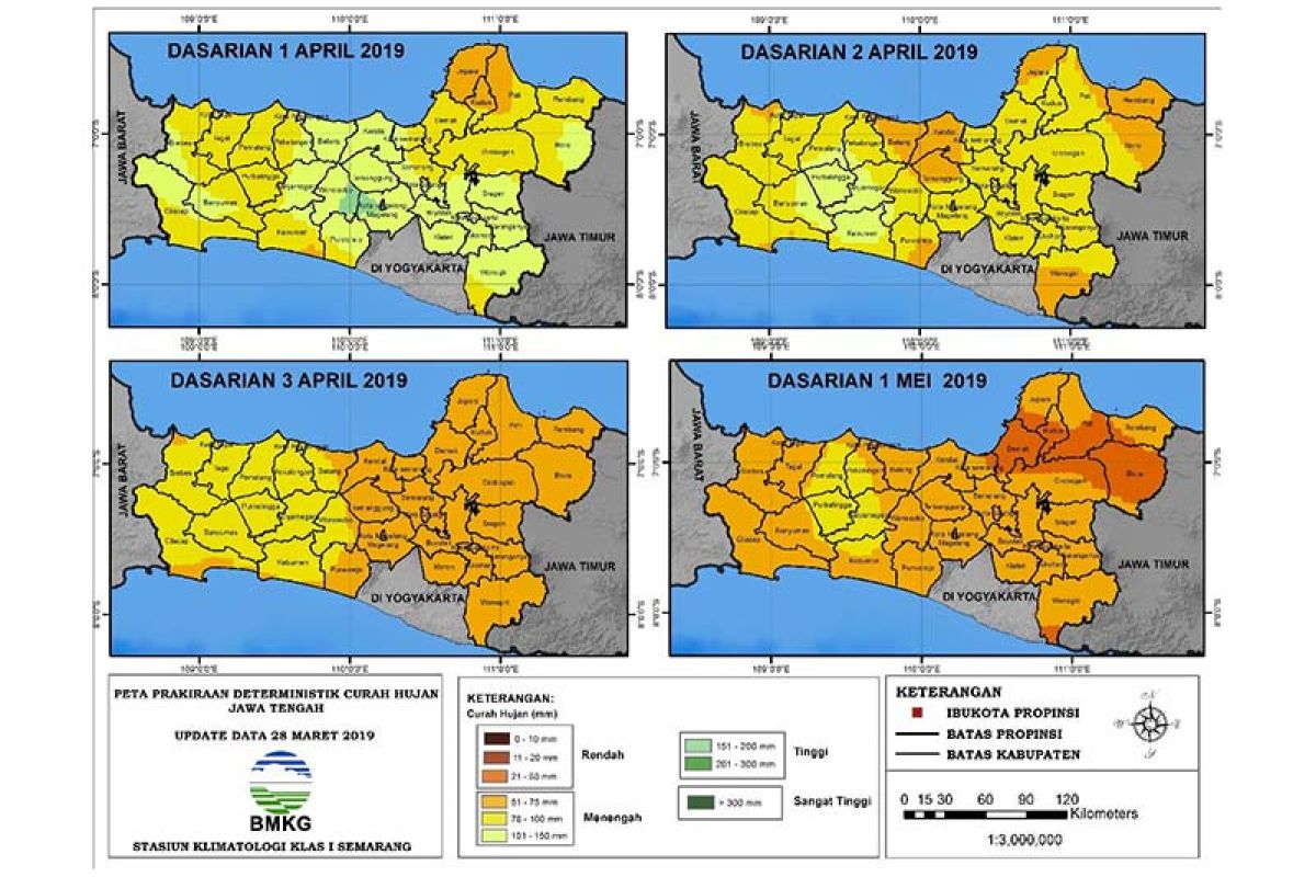 BMKG: hujan masih berpotensi di wilayah Jateng