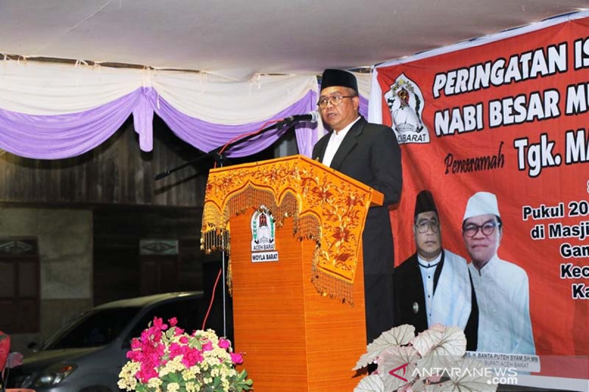 Isra Mi'raj momentum hindari fitnah, kata bupati Aceh Barat