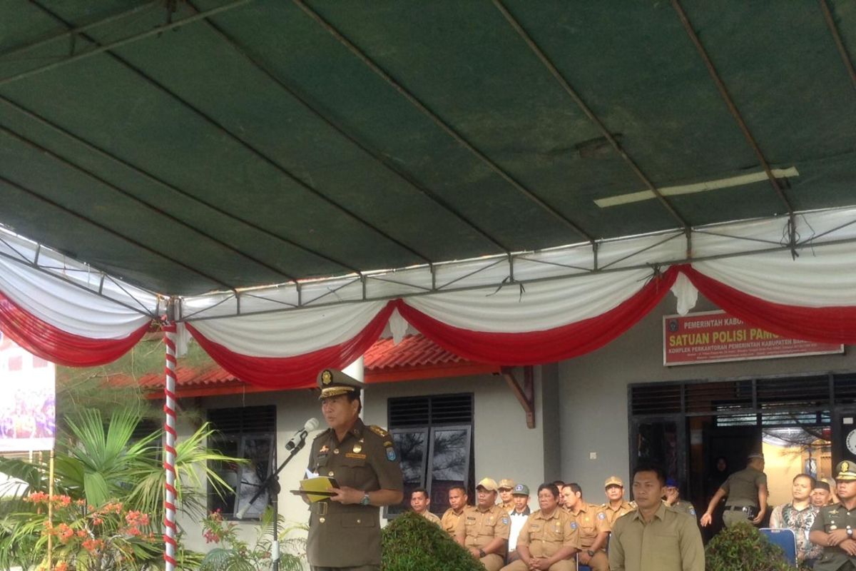 Bupati Bangka Tengah: Satpol PP garda terdepan kawal Perda