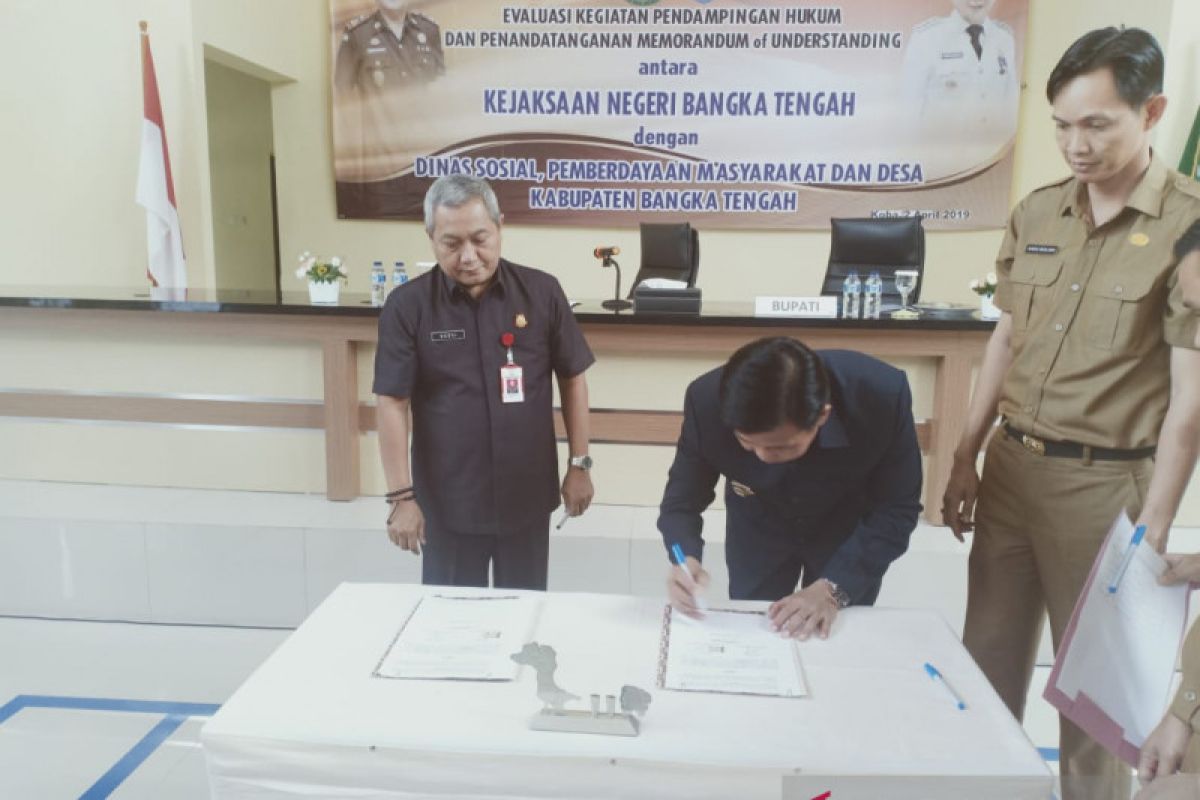 Bangka Tengah gandeng Kejari pendamping hukum penggunaan dana desa