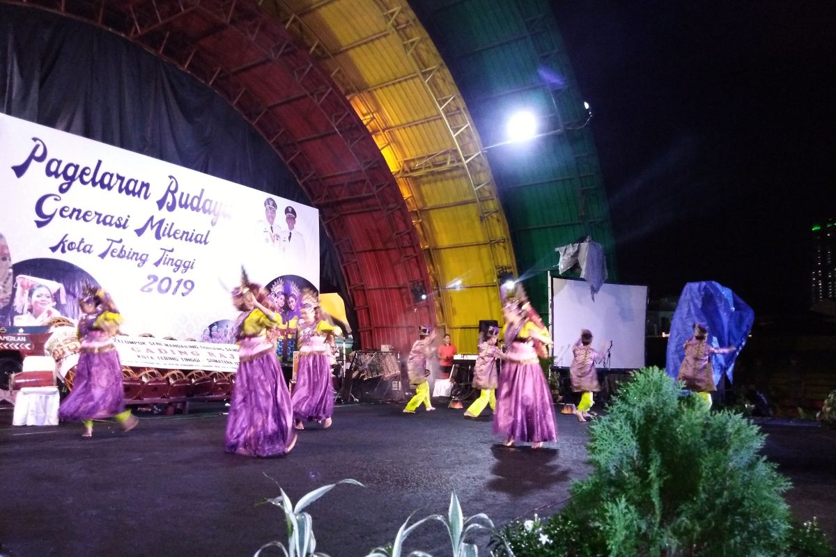 Pagelaran budaya Kota Tebing Tinggi di PRSU Medan
