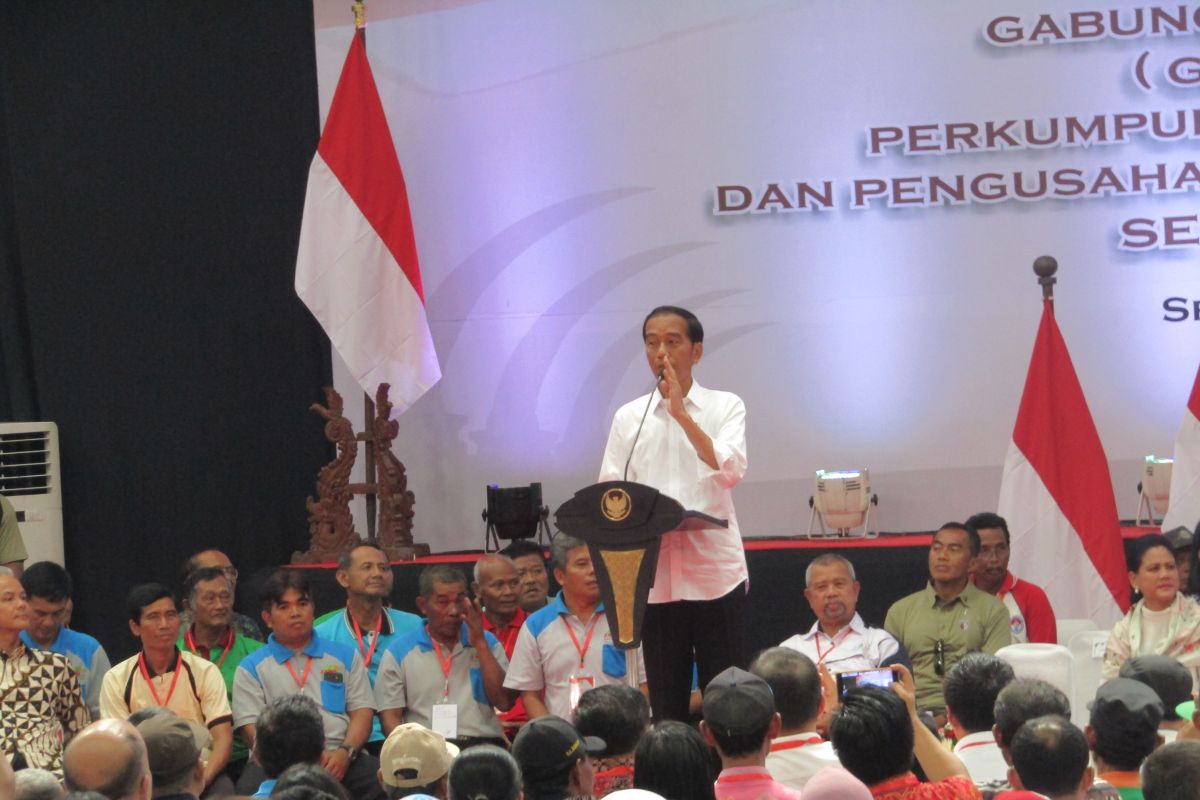 Presiden Jokowi dorong modernisasi industri pertanian