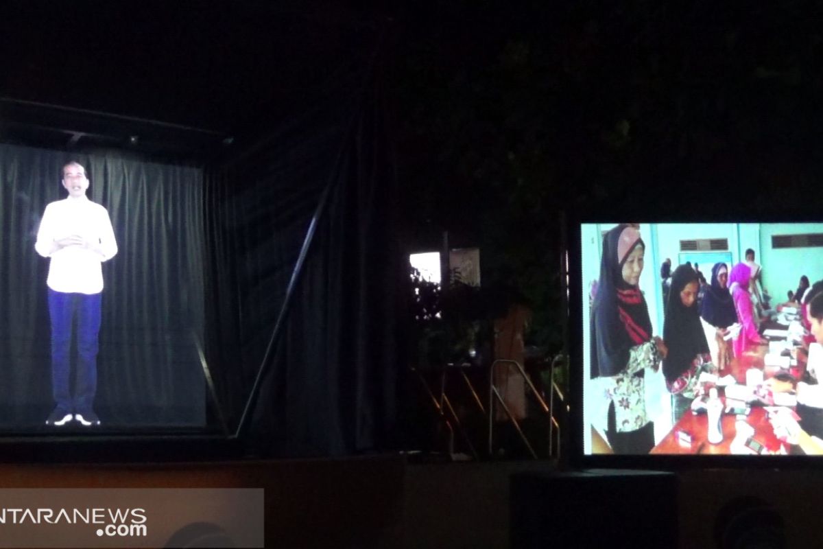 Kemenkominfo tampilkan teknologi hologram di Sukabumi