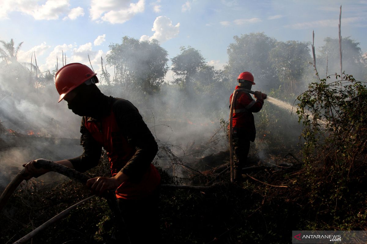 Satgas terbangkan tiga helikopter pengebom air atasi Karhutla Riau