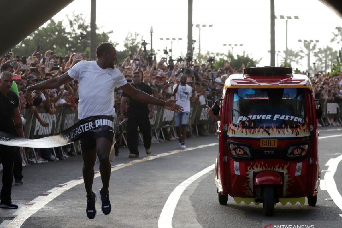 Pelari legendaris Usain Bolt miliki anak kembar