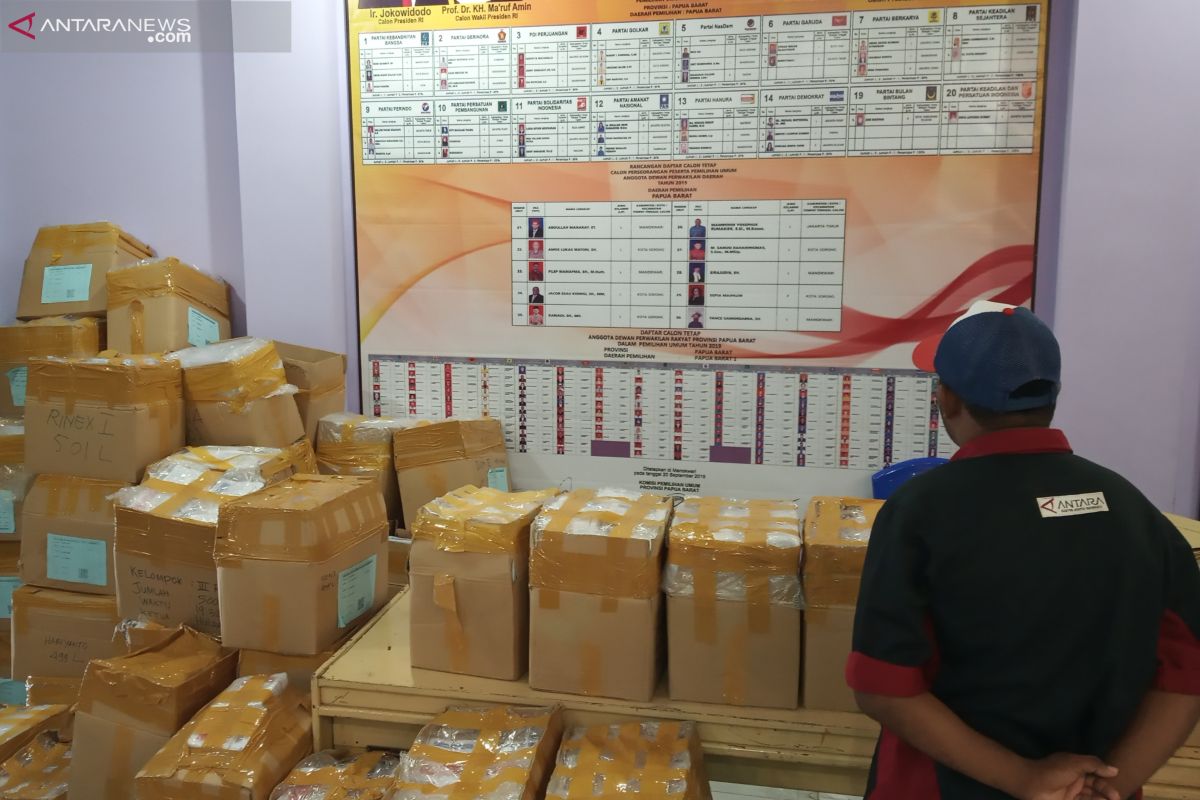 KPU Bangka Tengah kelebihan 687 surat suara Pemilu 2019