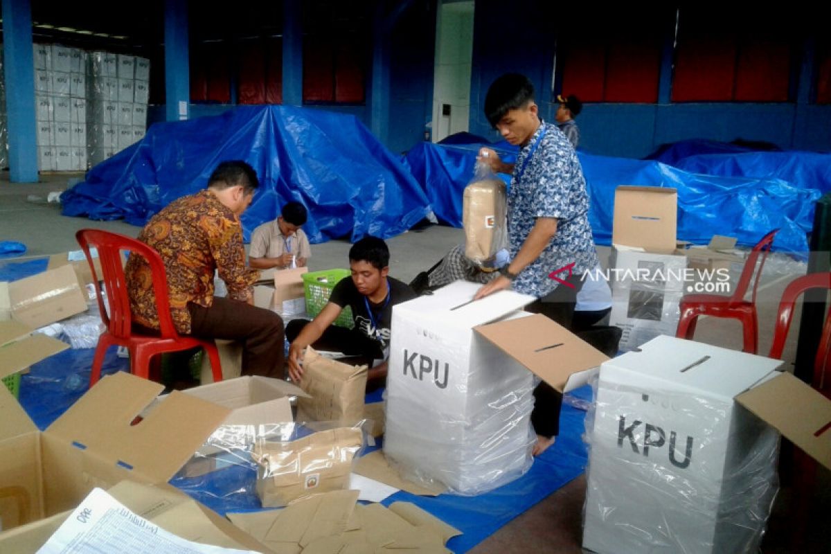KPU Kota Kediri targetkan pengemasan logistik pemilu selesai 11 hari