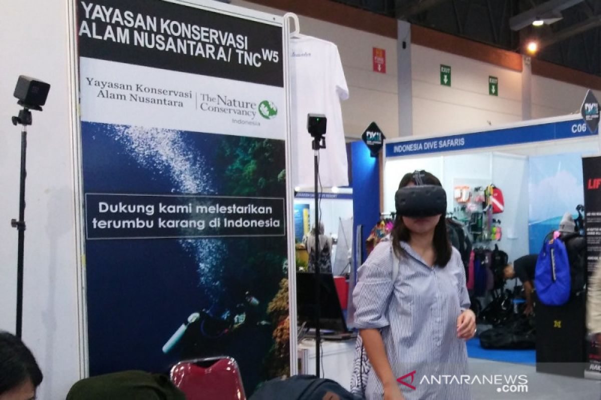 Jajal bawah laut Raja Ampat lewat fasilitas VR di DXI 2019