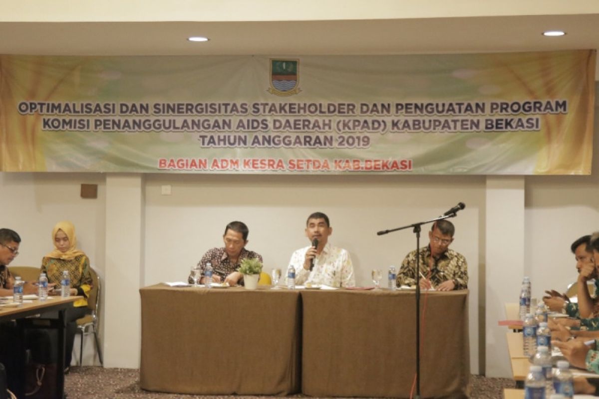 Pemkab Bekasi gelar rapat koordinasi penanggulangan AIDS