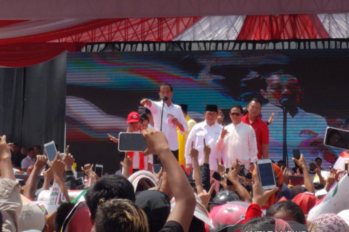 Jokowi targetkan kemenangan di Provinsi Jabar